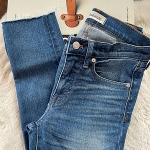 Madewell High-Rise Skinny Crop Jeans in Bruce Wash